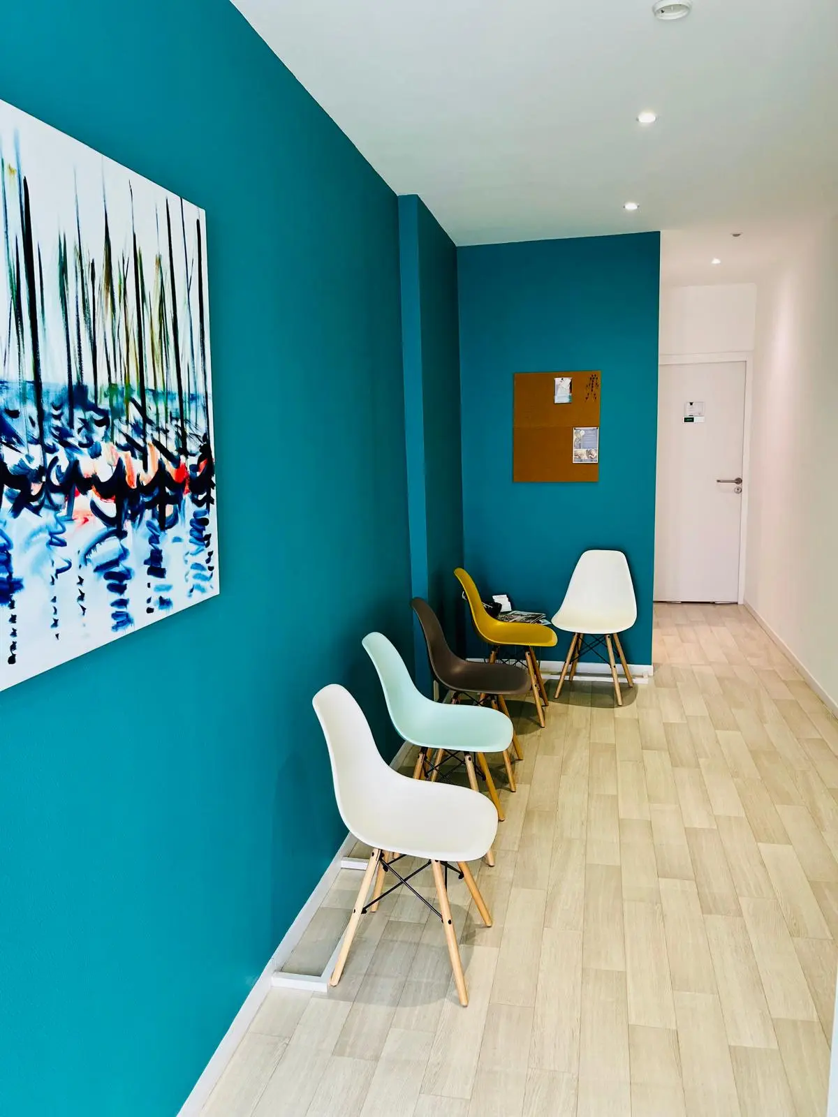 Salle d'attente du cabinet d'ostéopathie